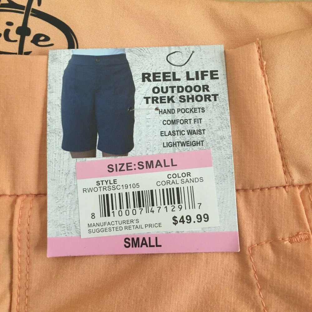 Reel Life Woman's Outdoor Trek Shorts NWT